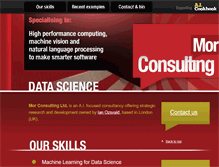 Tablet Screenshot of morconsulting.com